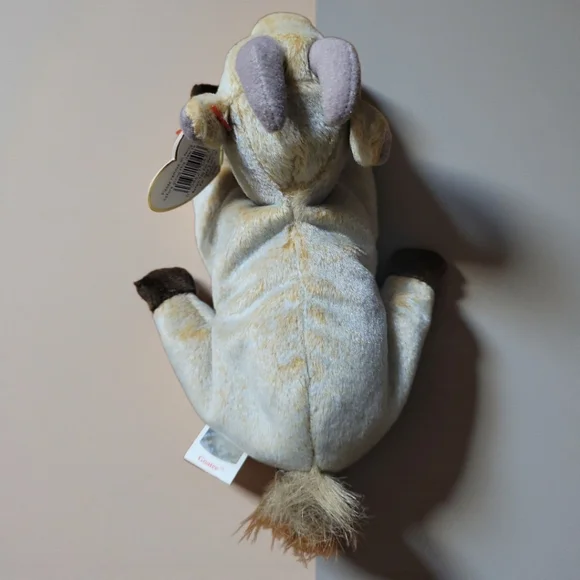RARE Retired Vintage 1998/1999 TY Goatee Beanie Baby Goat TAG ERRORS - Picture 6 of 11